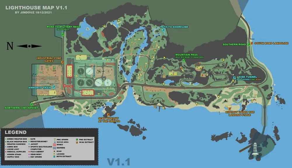 Streets of tarkov map